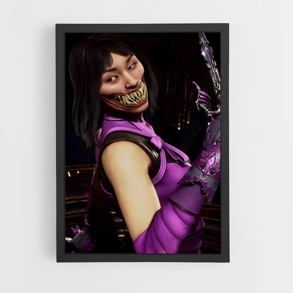 Poster Lame Pourpre – affiche Mortal kombat (vue 2)