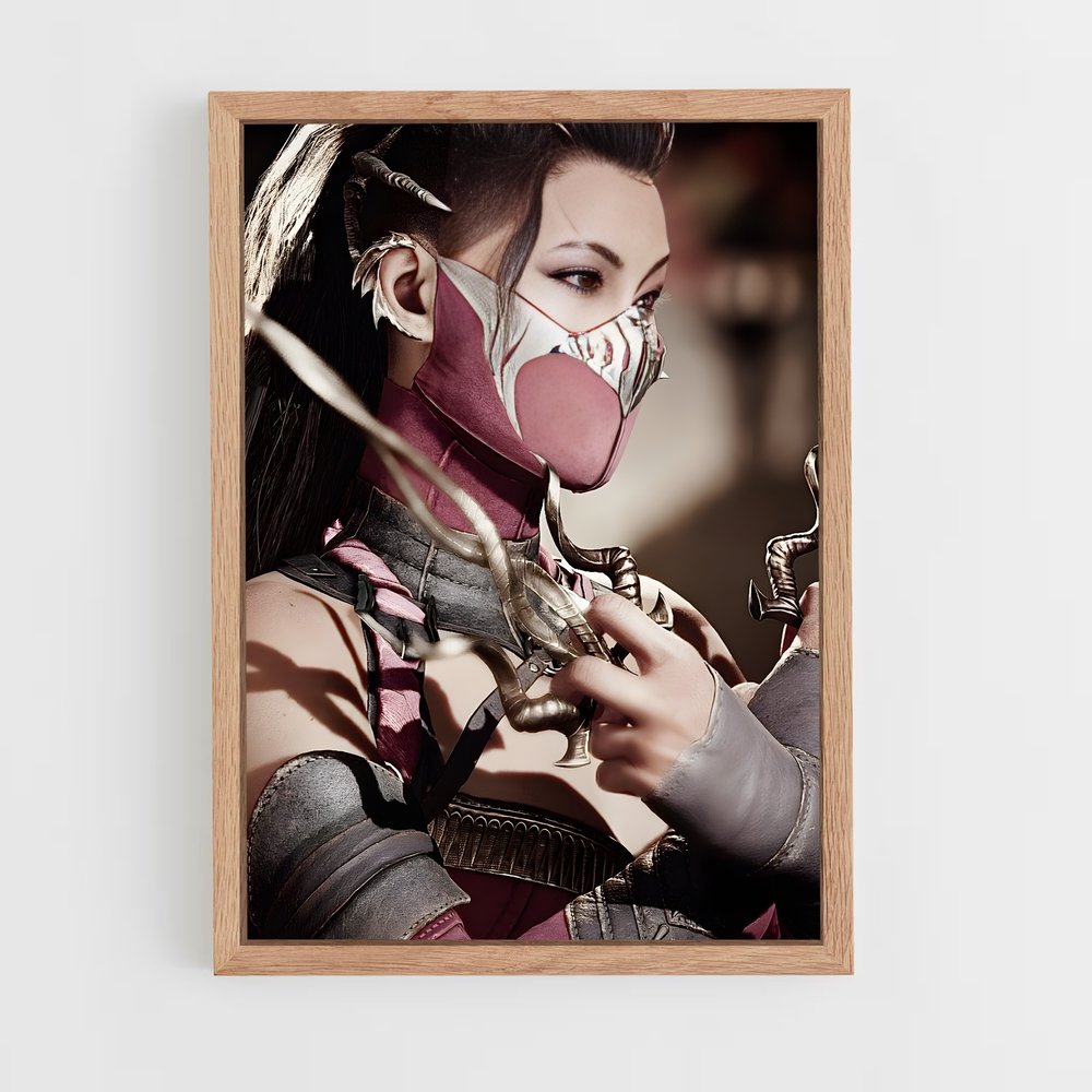 Poster Mileena Entrez – affiche Mortal kombat (vue 4)