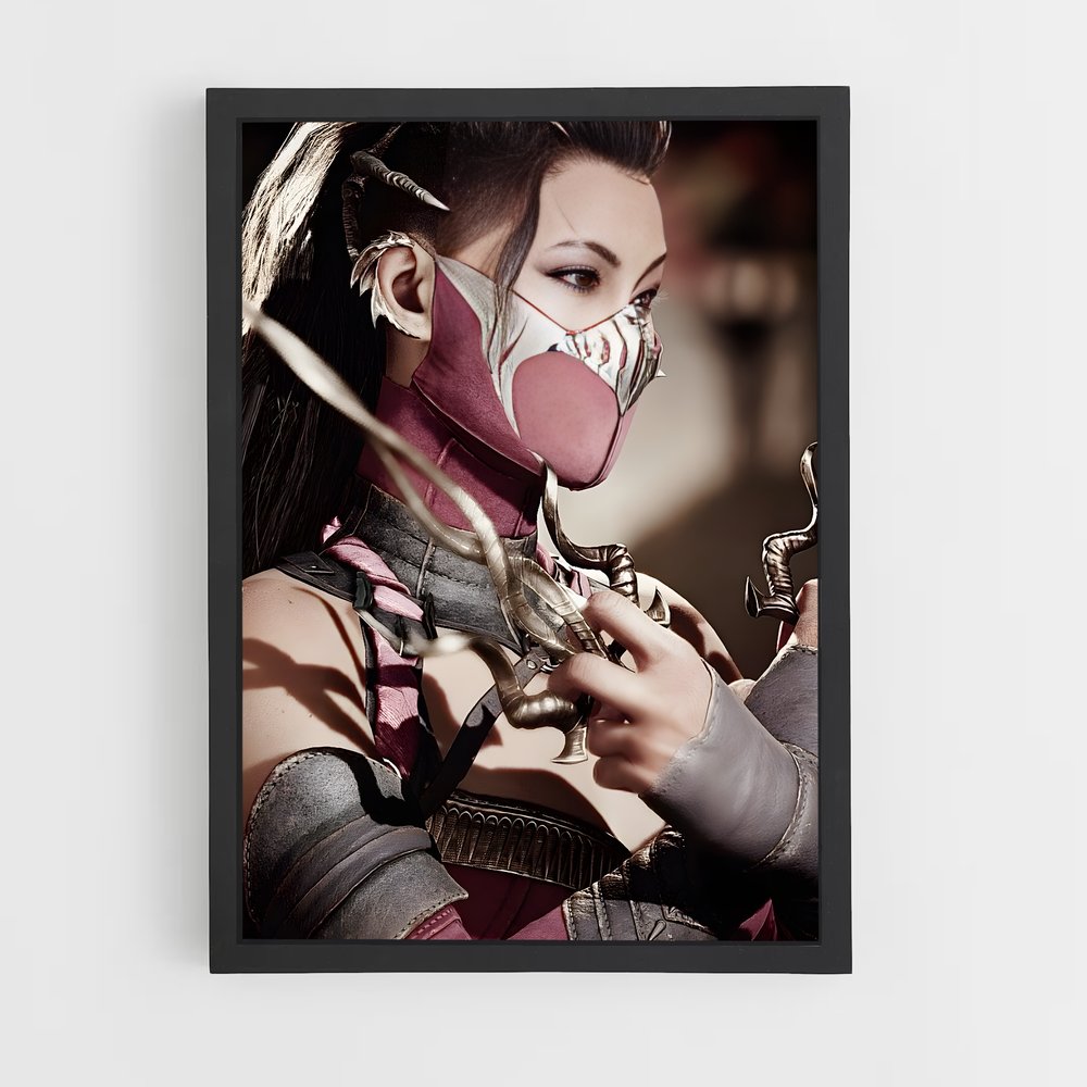 Poster Mileena Entrez – affiche Mortal kombat (vue 2)