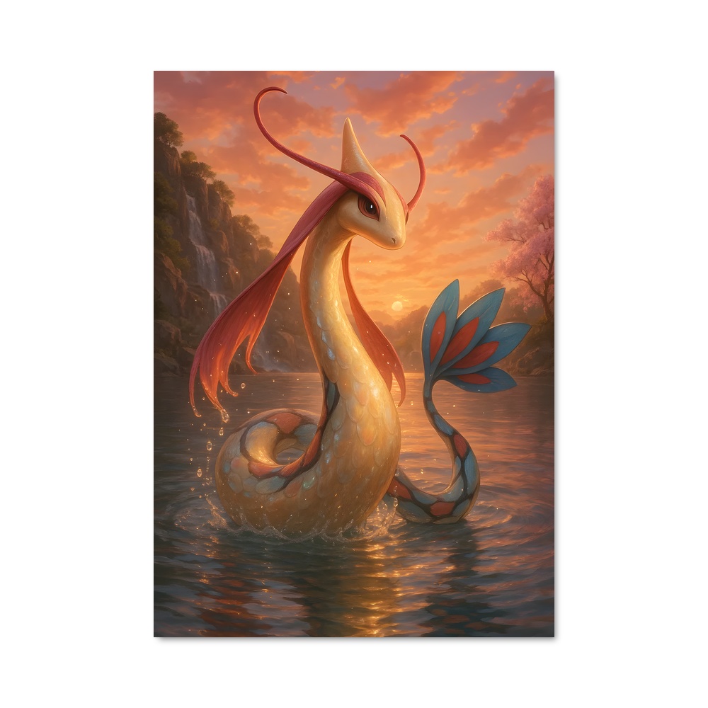 Poster Danse des Abysses – affiche Pokemon