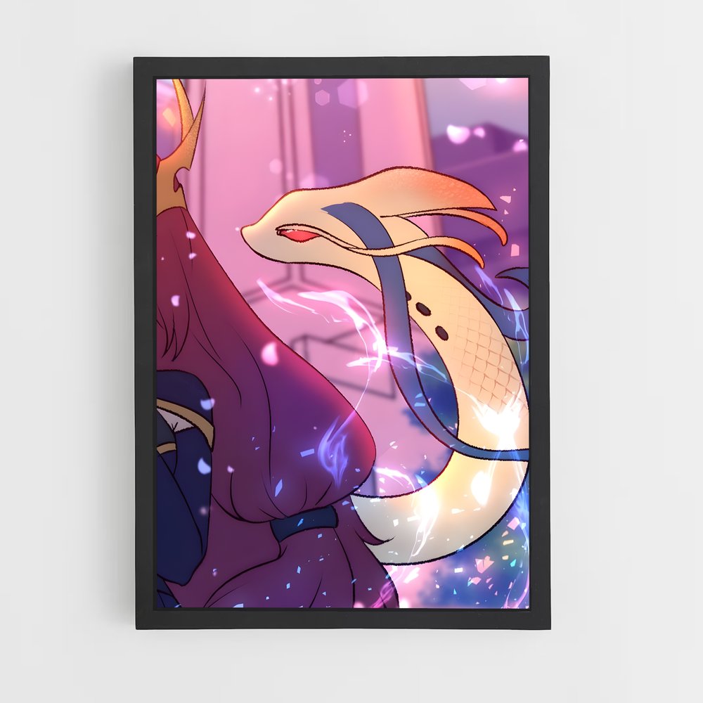 Poster Danse Draconique – affiche Pokemon (vue 2)