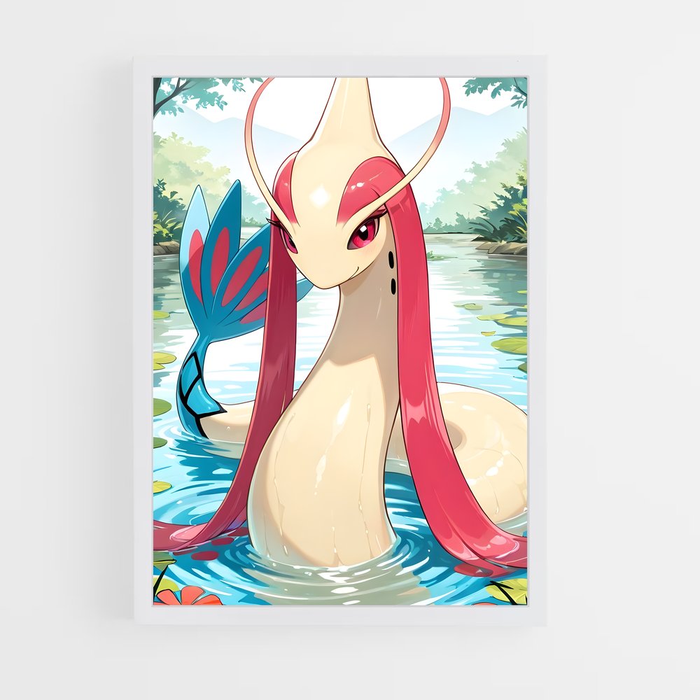 Poster Milotic enchanteur – affiche Pokemon (vue 3)