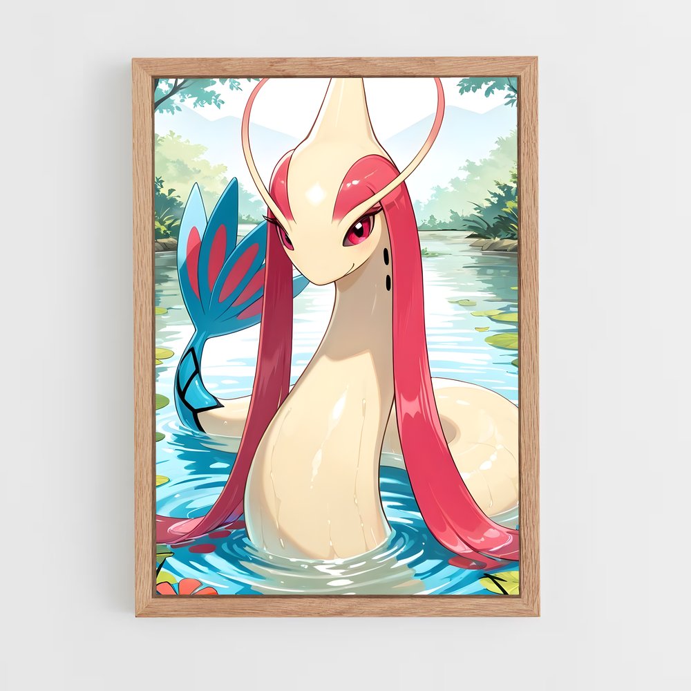 Poster Milotic enchanteur – affiche Pokemon (vue 4)
