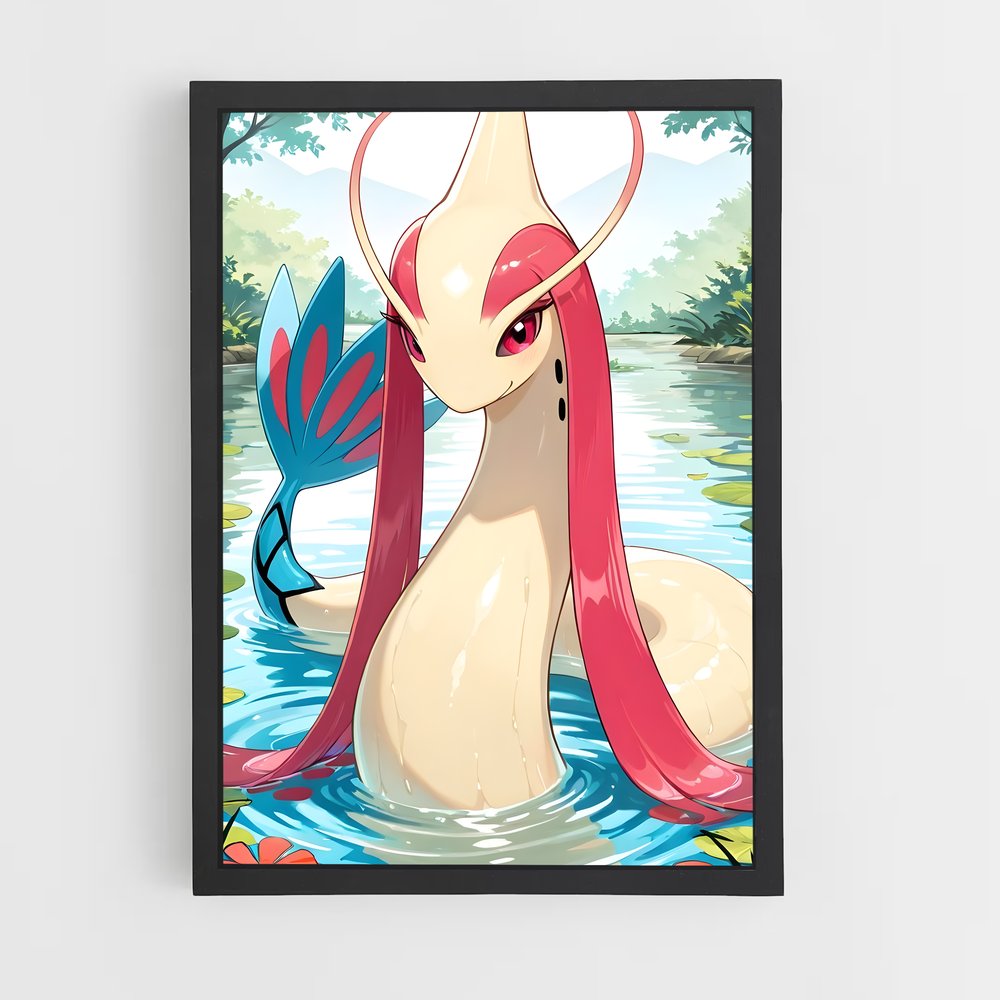Poster Milotic enchanteur – affiche Pokemon (vue 2)