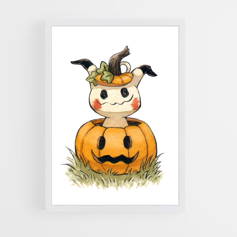 Poster Citrouille Enchantée – affiche Pokemon (vue 3)