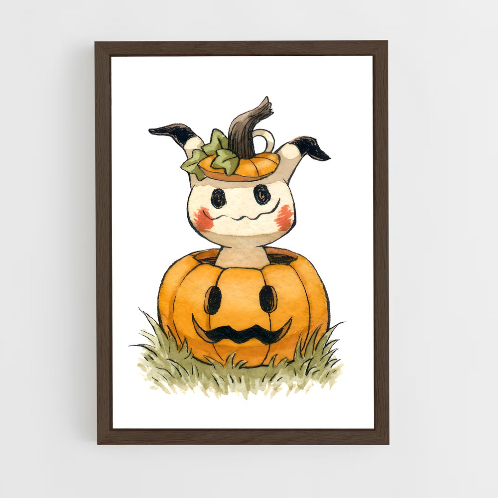 Poster Citrouille Enchantée – affiche Pokemon (vue 5)