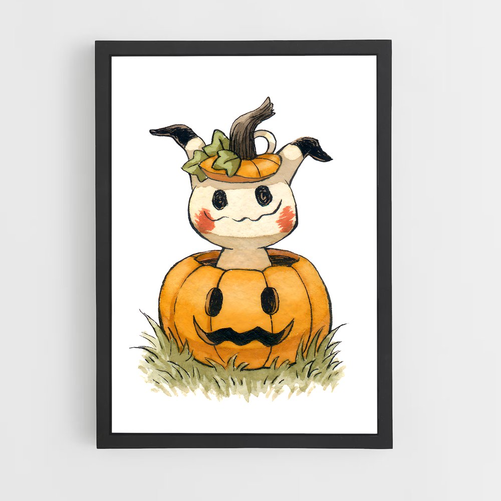 Poster Citrouille Enchantée – affiche Pokemon (vue 2)