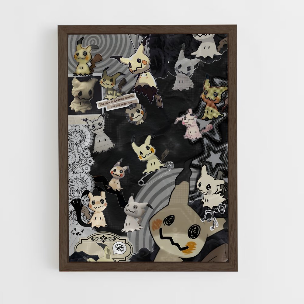 Poster Mimikyu et Les Ballons Enchantés – affiche Pokemon (vue 5)