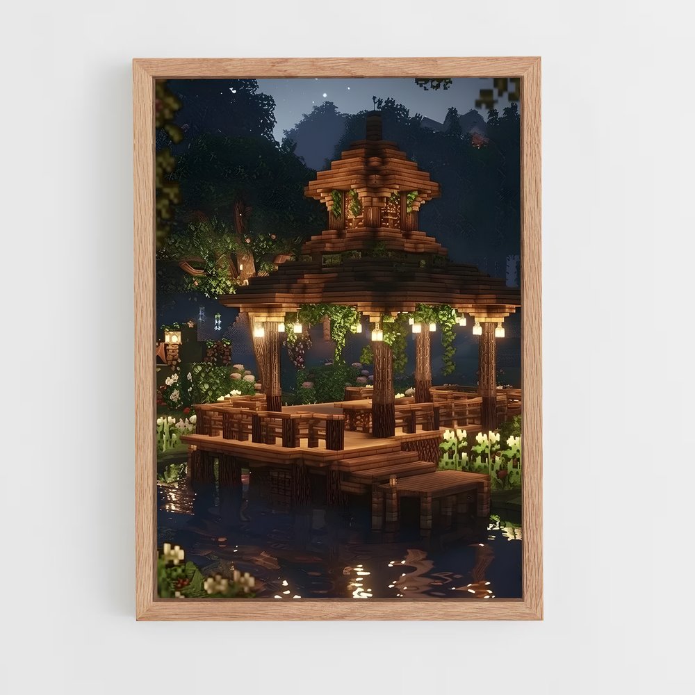 Poster Reflet de l'Aventure – affiche Minecraft (vue 4)
