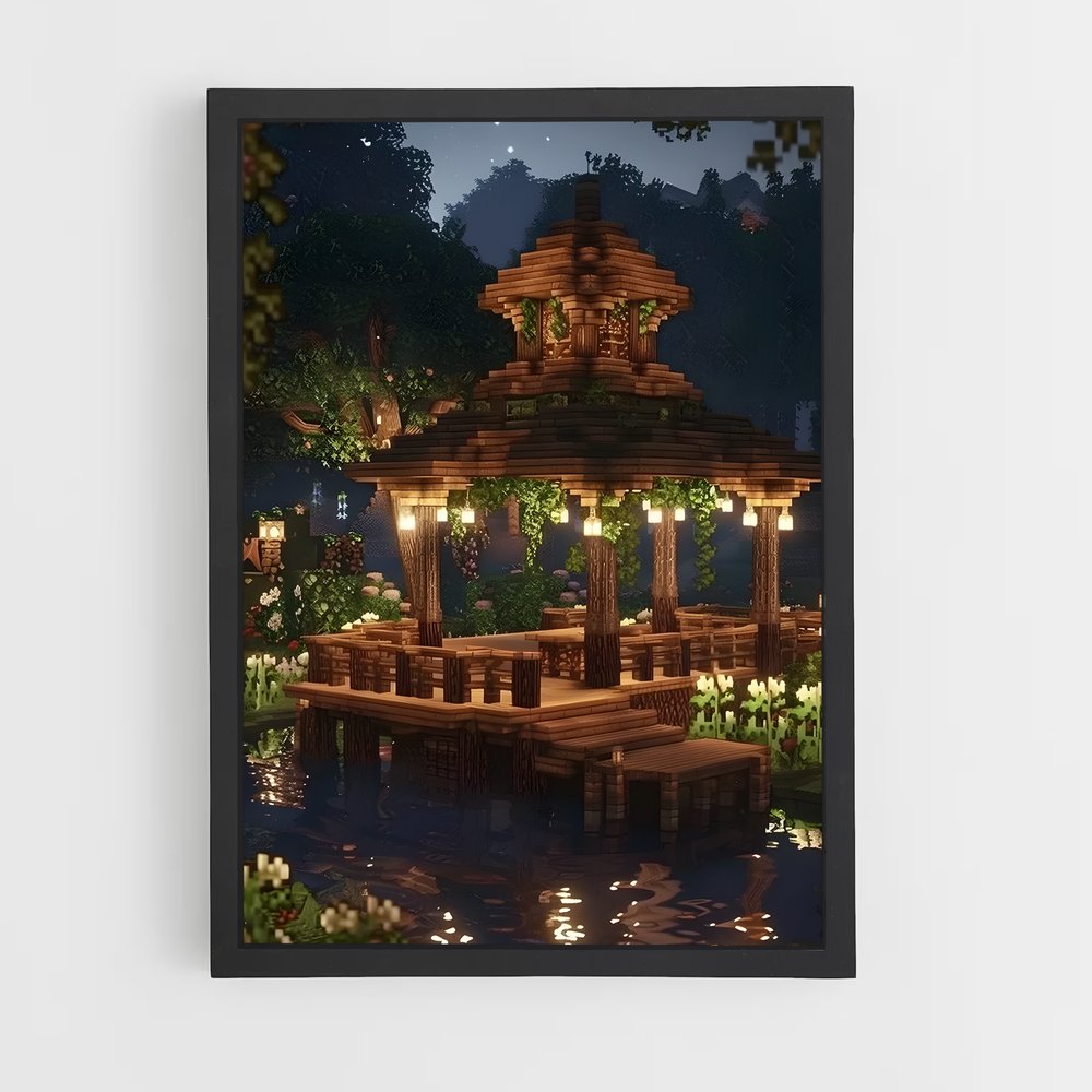 Poster Reflet de l'Aventure – affiche Minecraft (vue 2)