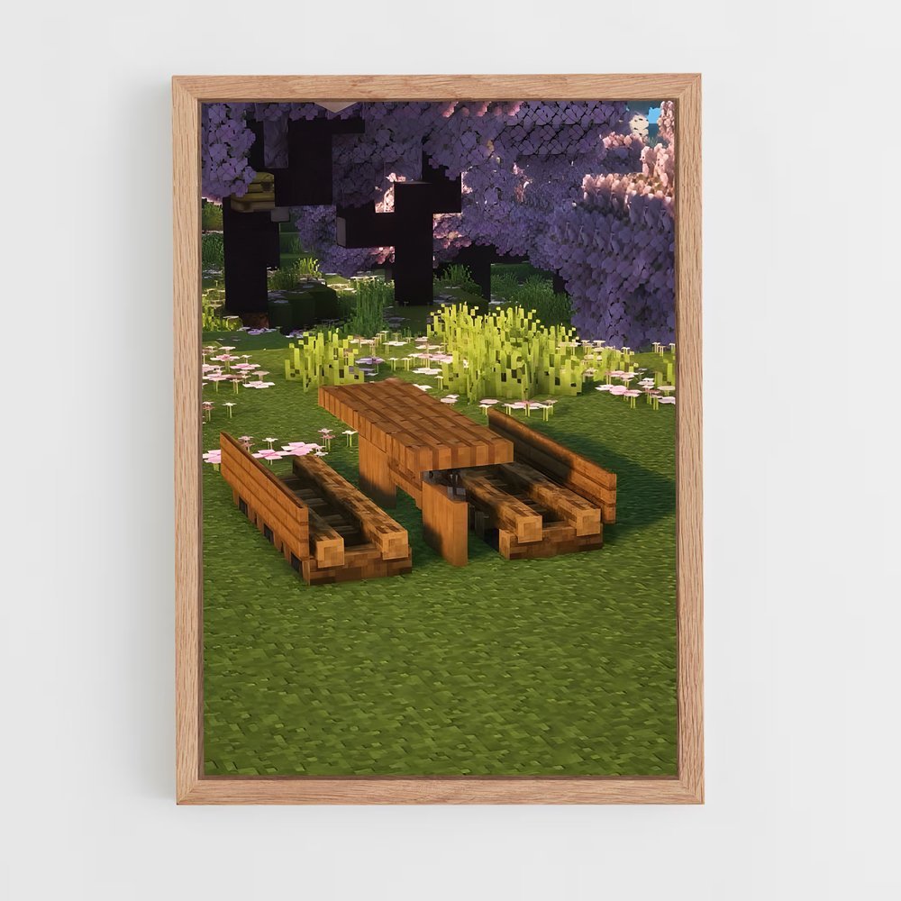 Poster L'Arbre de la Détente – affiche Minecraft (vue 4)