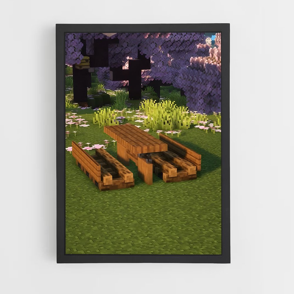 Poster L'Arbre de la Détente – affiche Minecraft (vue 2)