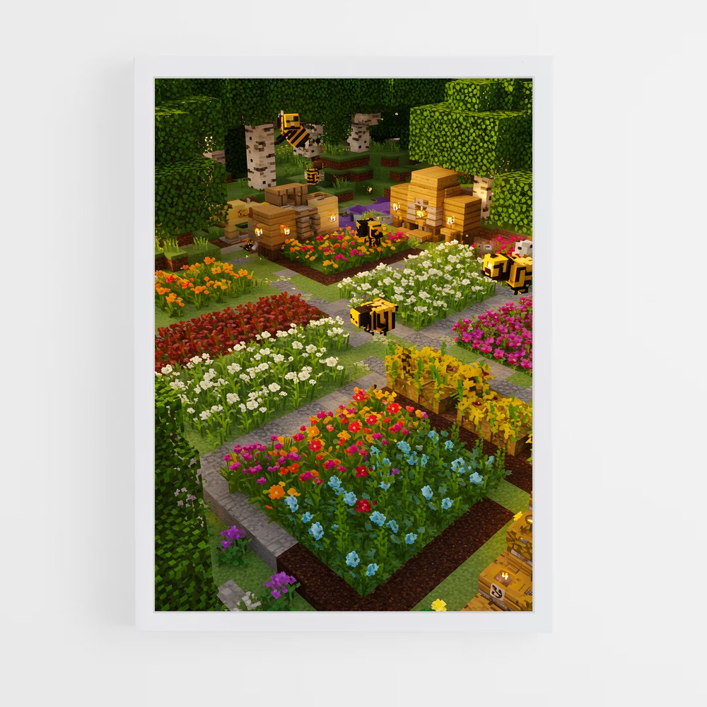 Poster Minecraft Jardins (vue 3)
