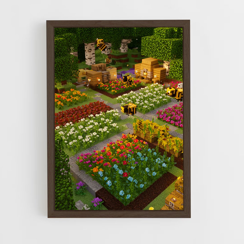 Poster Minecraft Jardins (vue 5)