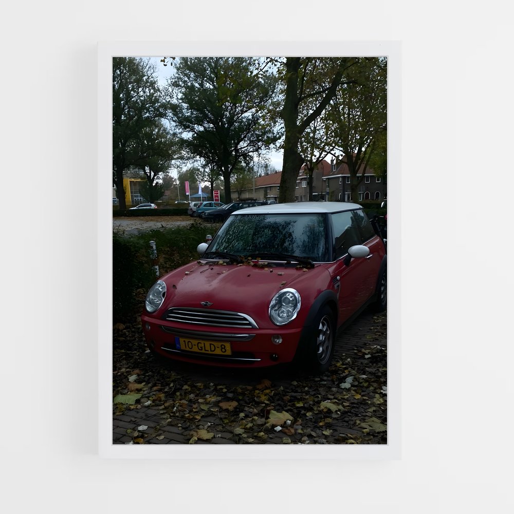 Poster Mini Rouge (vue 3)