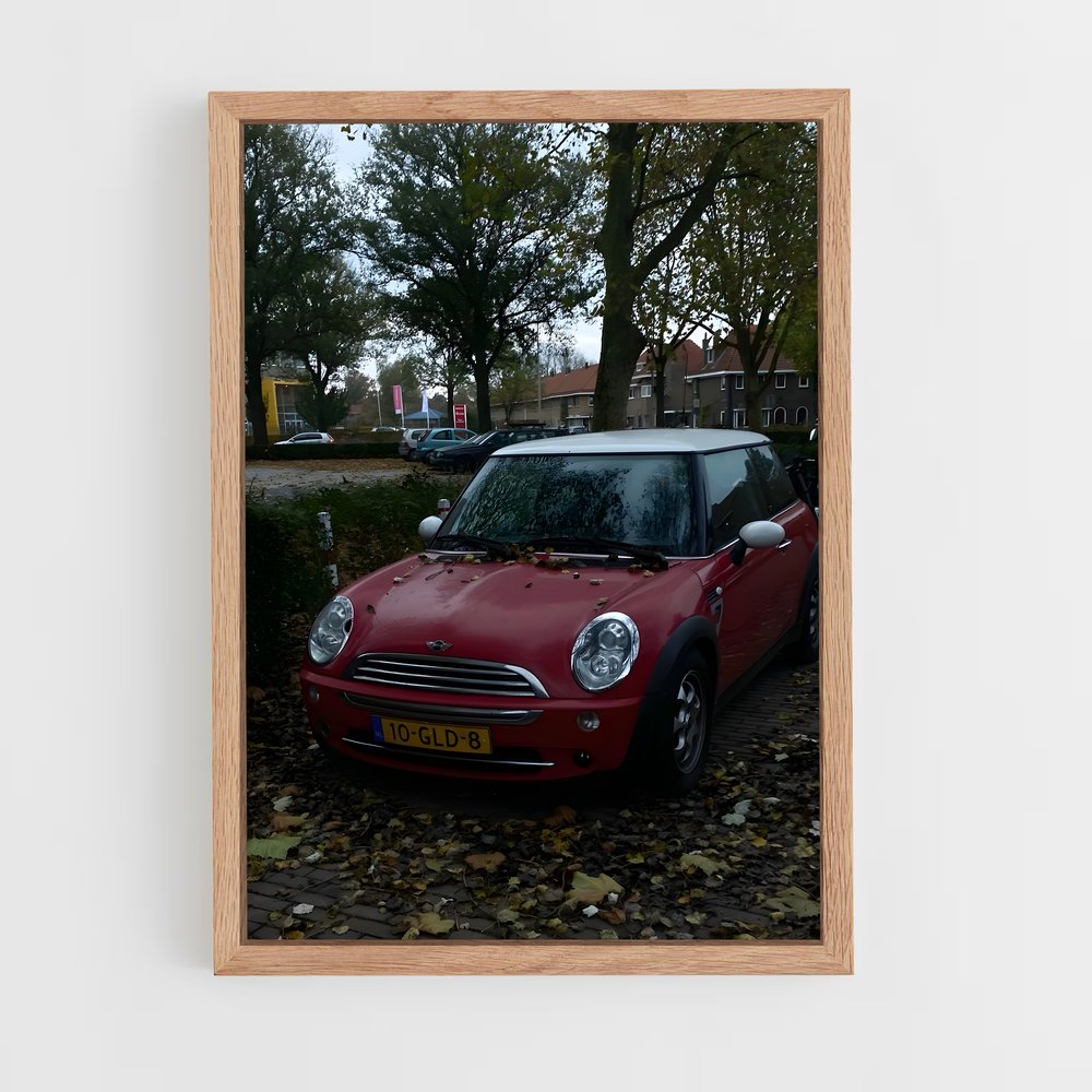 Poster Mini Rouge (vue 4)