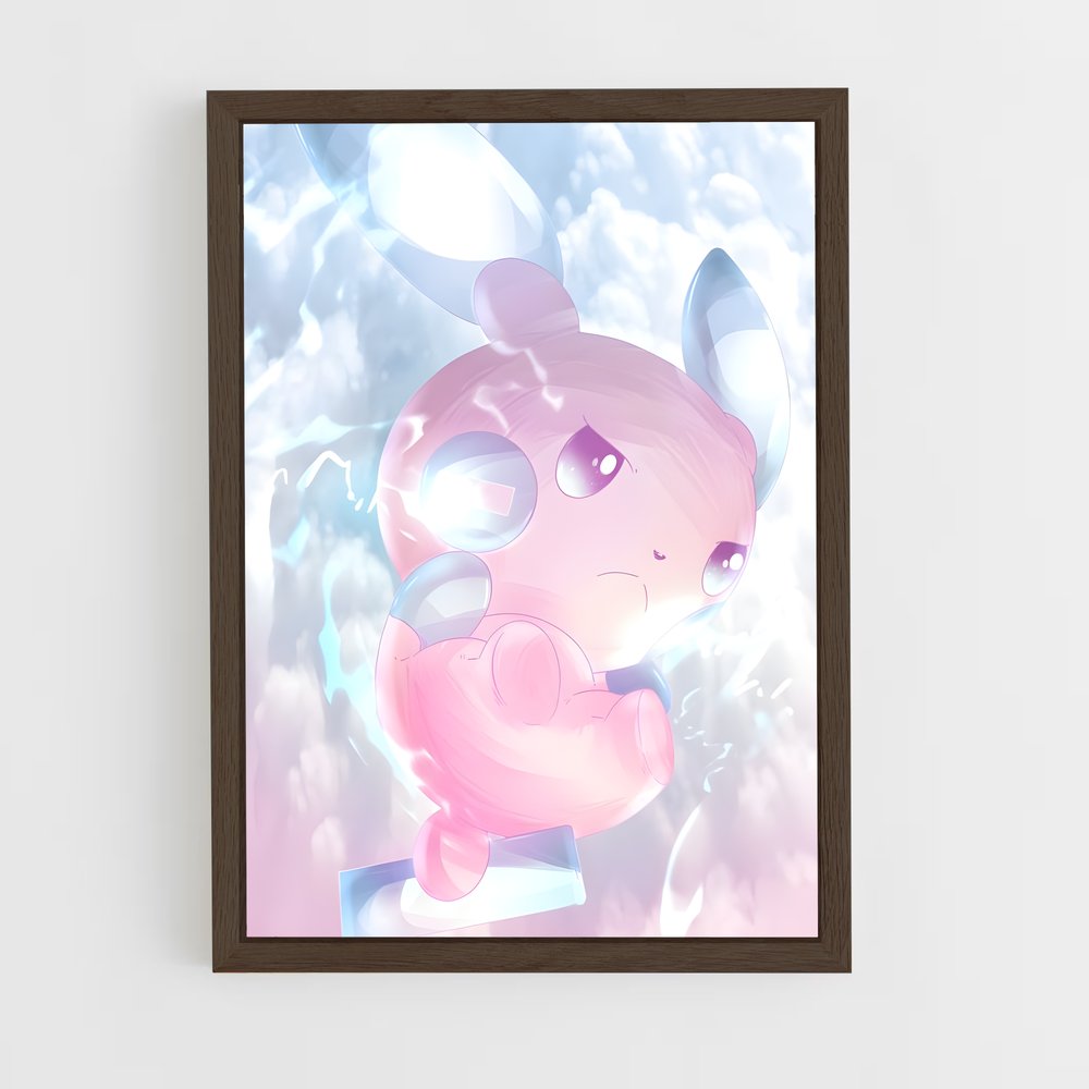 Poster Minun Mignon – affiche Pokemon (vue 5)