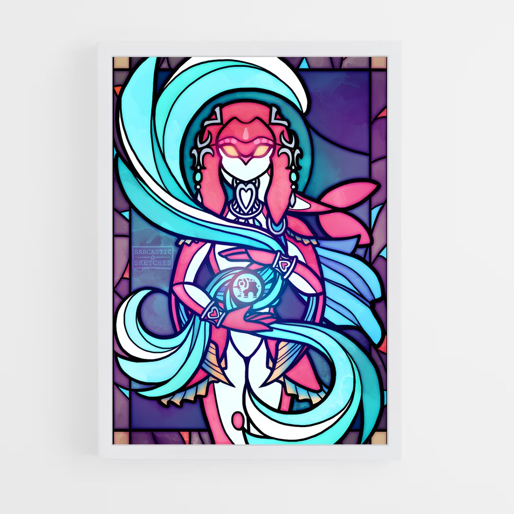 Poster Mipha Dreamer – affiche Zelda (vue 3)