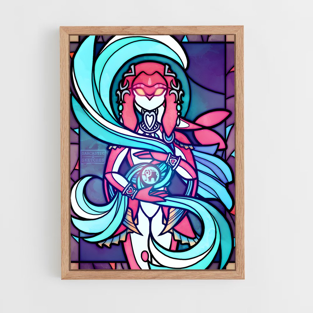 Poster Mipha Dreamer – affiche Zelda (vue 4)