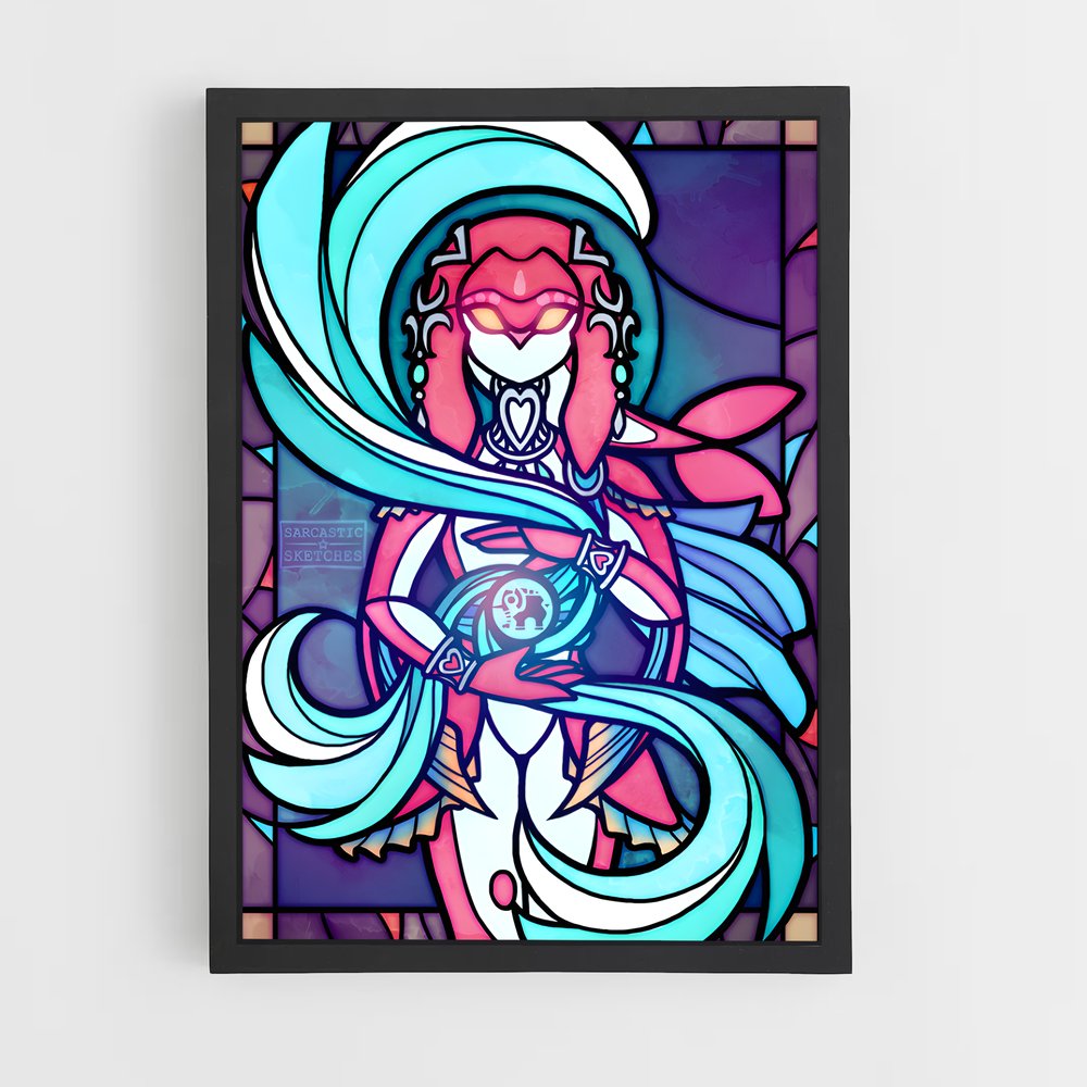 Poster Mipha Dreamer – affiche Zelda (vue 2)