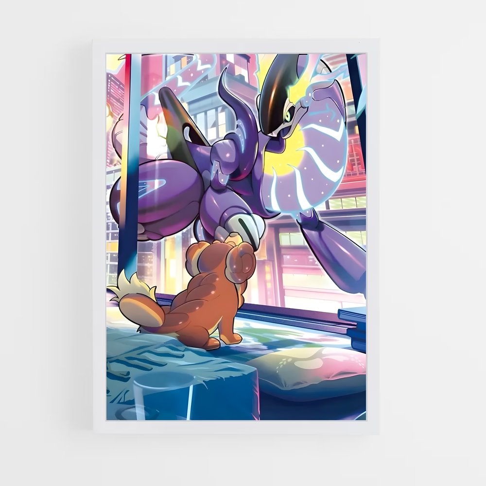 Poster L'Ascension de Miraidon – affiche Pokemon (vue 3)