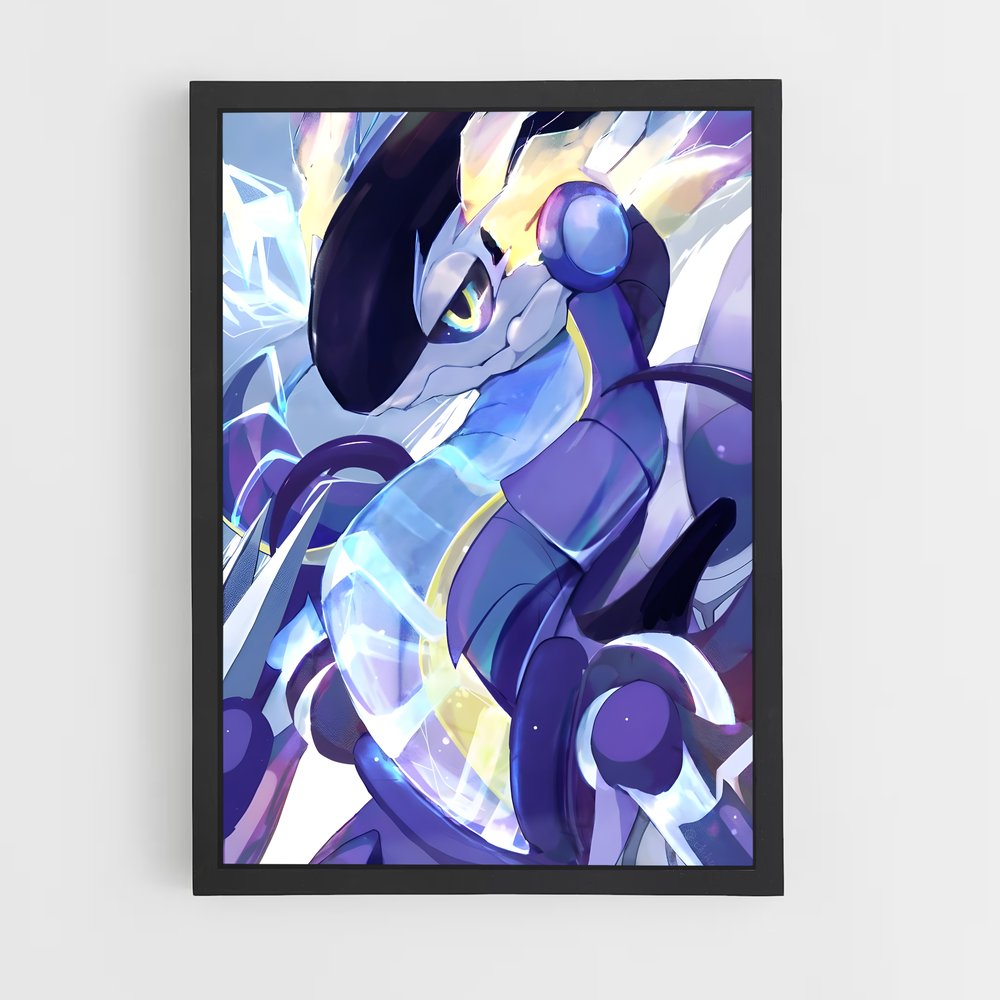 Poster Miraidon Bleu – affiche Pokemon (vue 2)