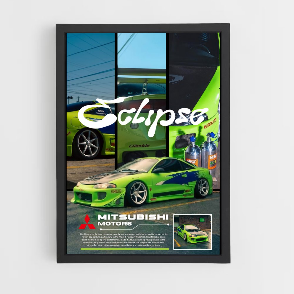Poster Mitsubishi Vert Énergie (vue 2)