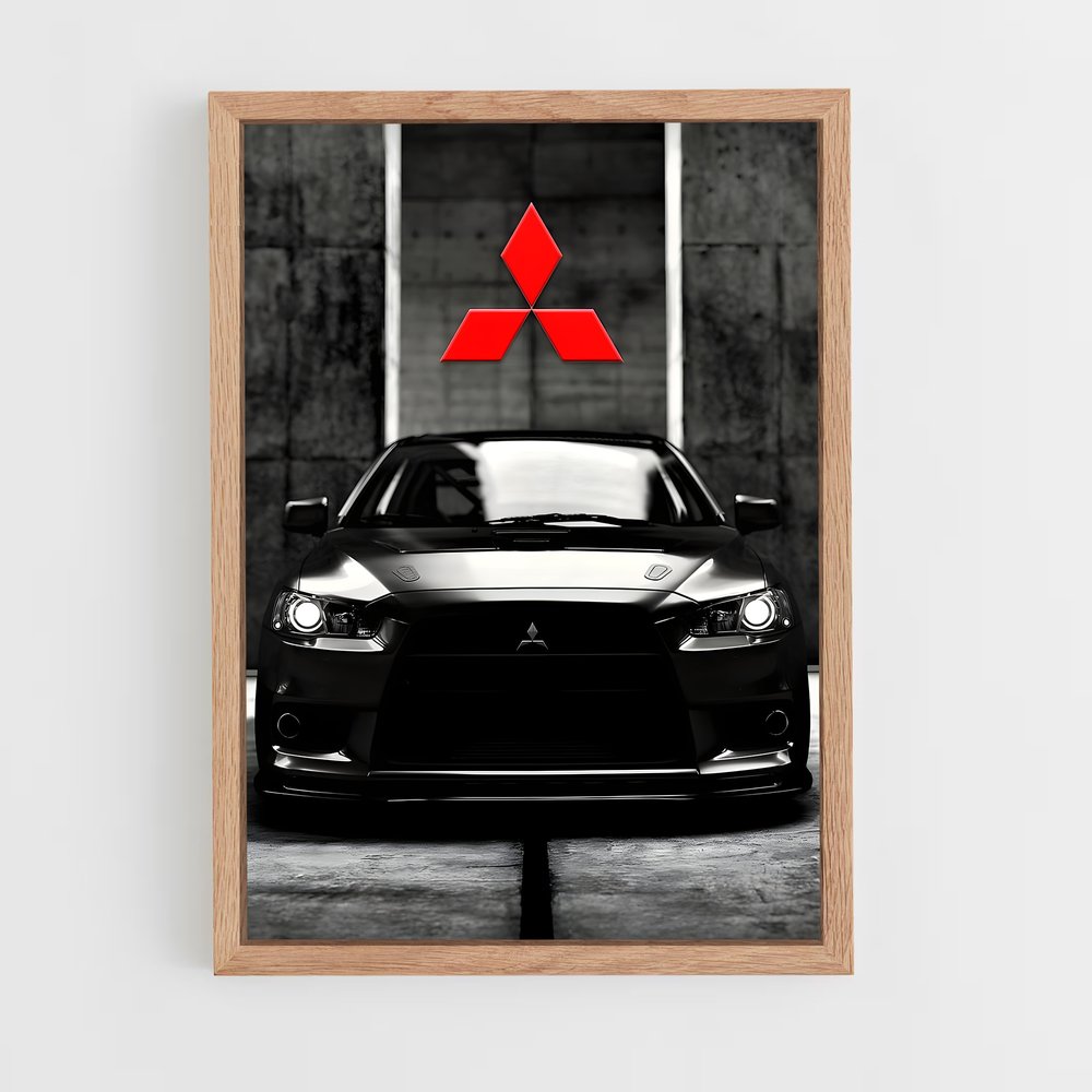 Poster Flèche Noire – affiche Mitsubishi (vue 4)