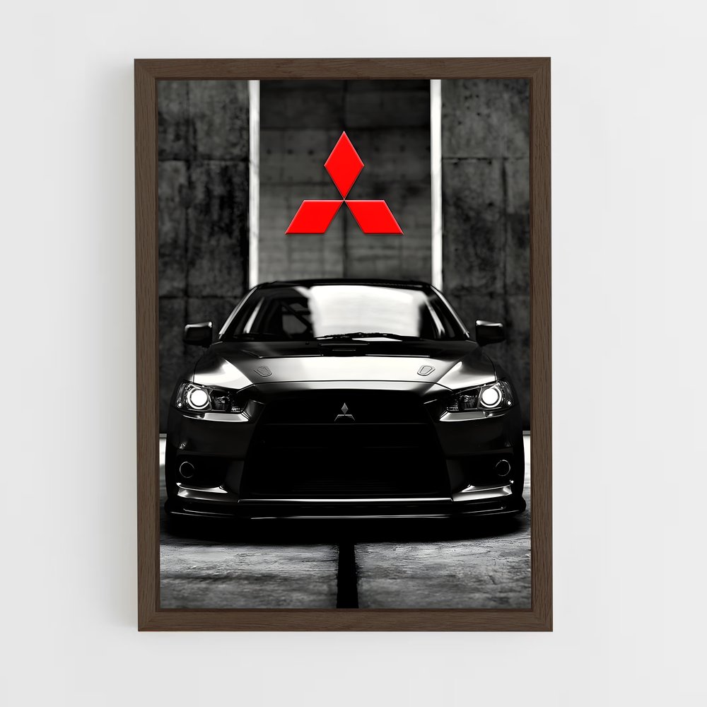 Poster Flèche Noire – affiche Mitsubishi (vue 5)