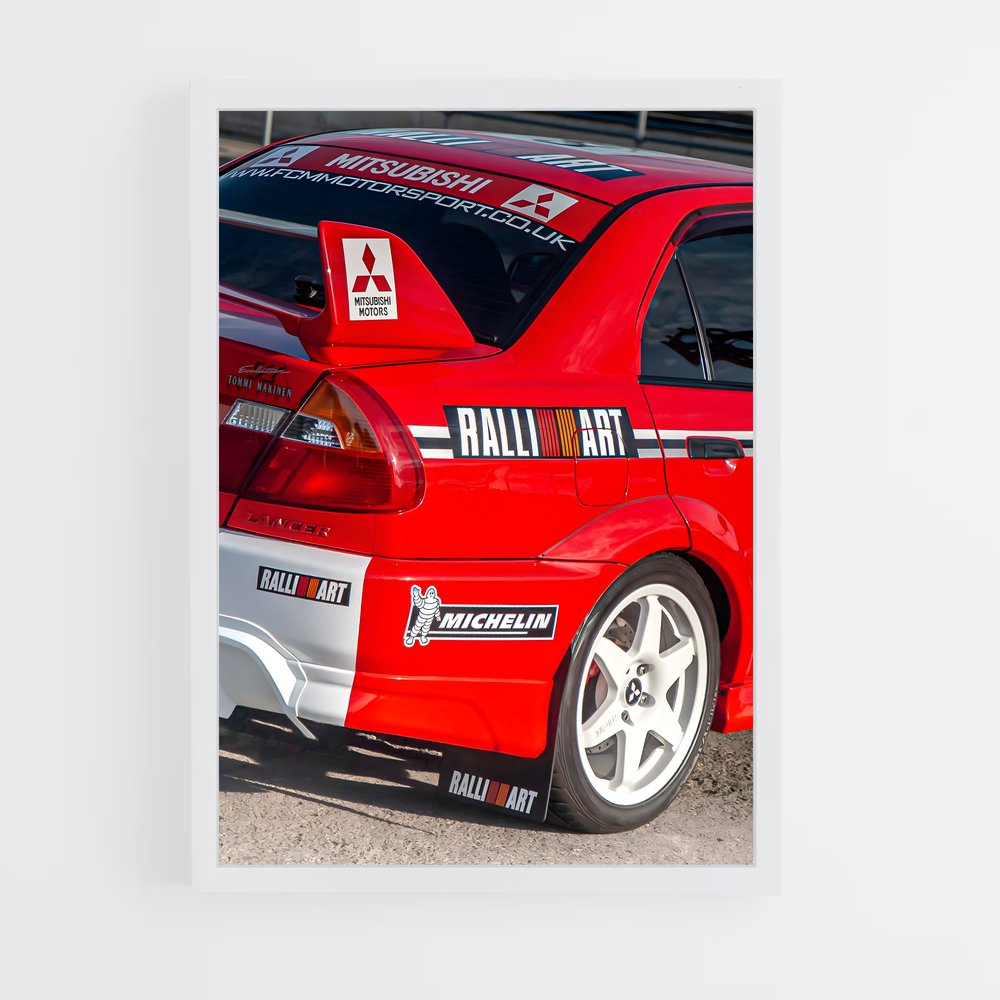 Poster Mitsubishi Racer (vue 3)