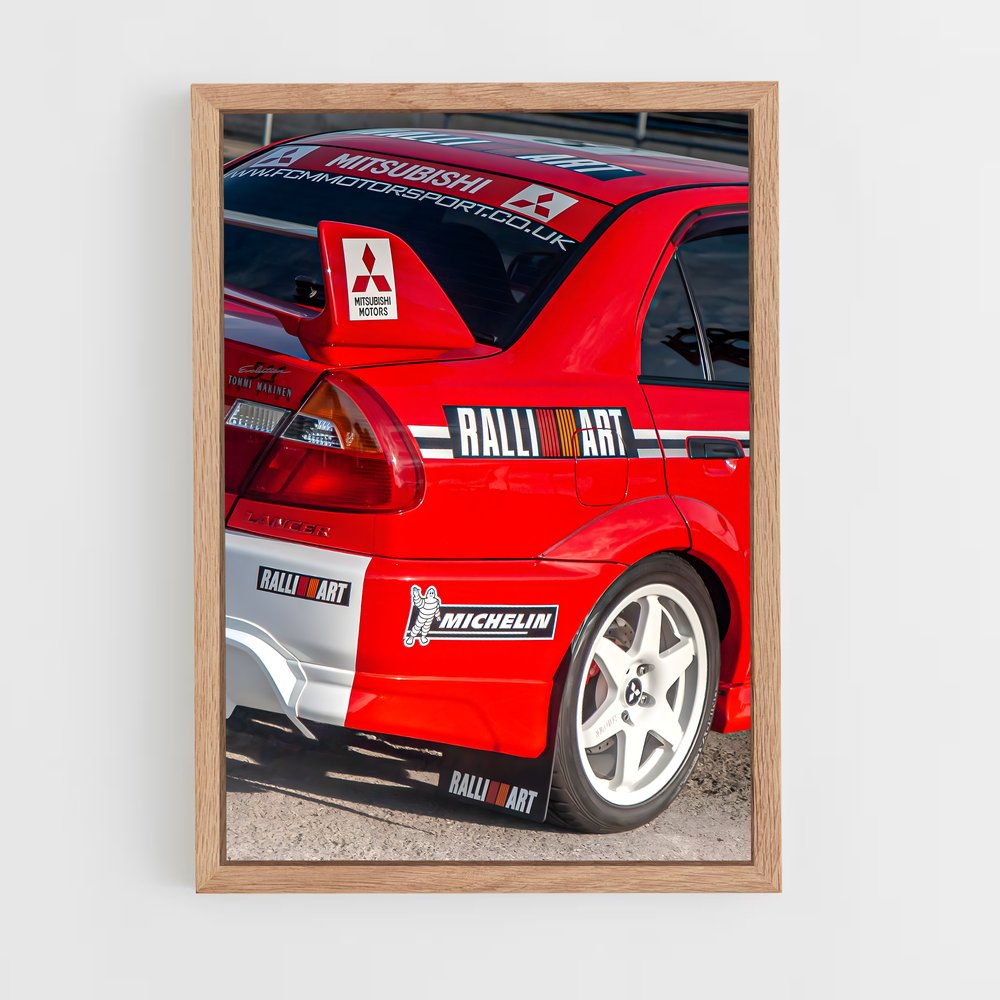 Poster Mitsubishi Racer (vue 4)