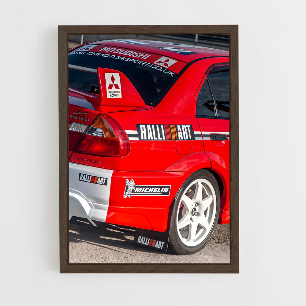 Poster Mitsubishi Racer (vue 5)