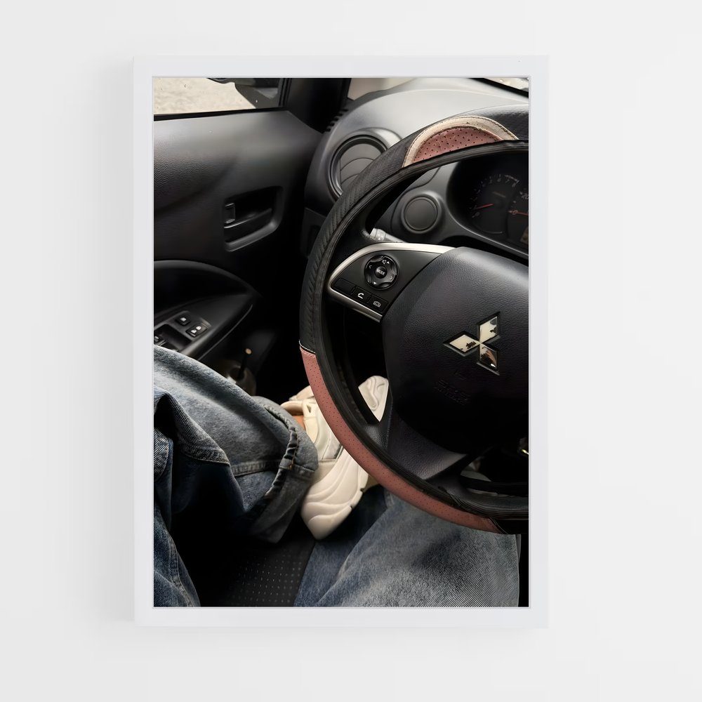 Poster Route Liberté – affiche Mitsubishi (vue 3)