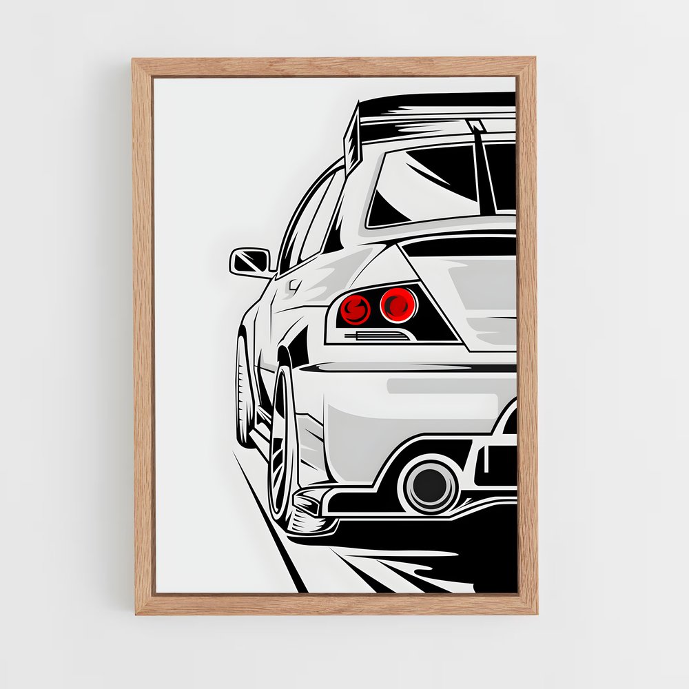 Poster Mitsubishi Rouge Éclat (vue 4)