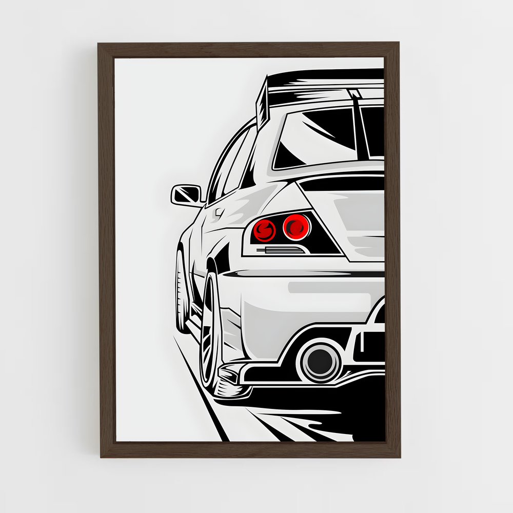 Poster Mitsubishi Rouge Éclat (vue 5)