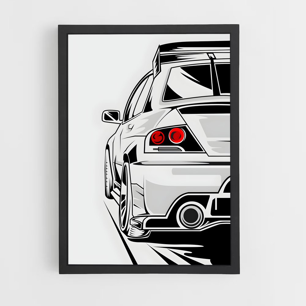 Poster Mitsubishi Rouge Éclat (vue 2)