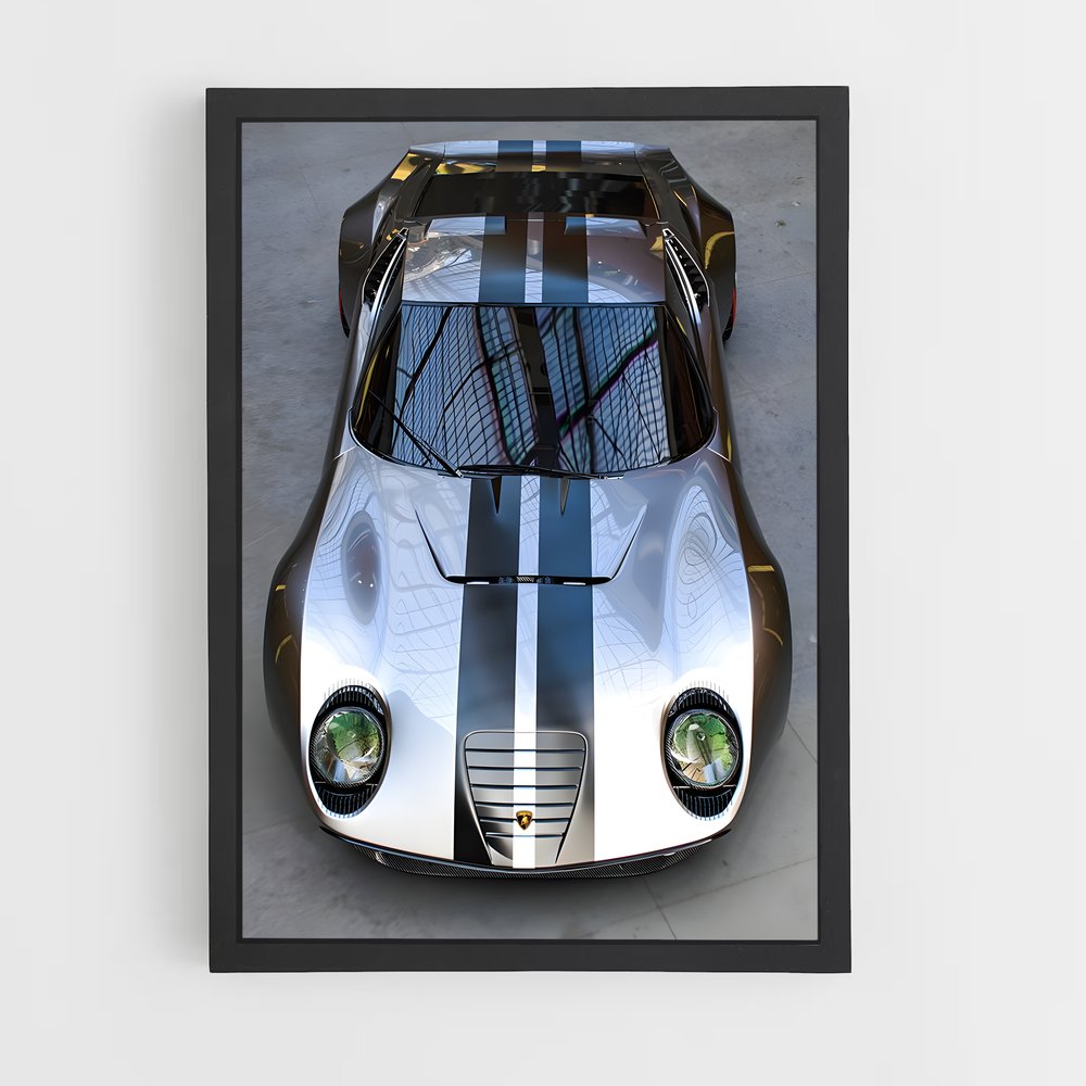 Poster Miura Stripes – affiche Lamborghini (vue 2)