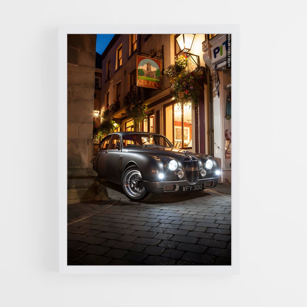Poster Nuit de Pavés – affiche Jaguar (vue 3)