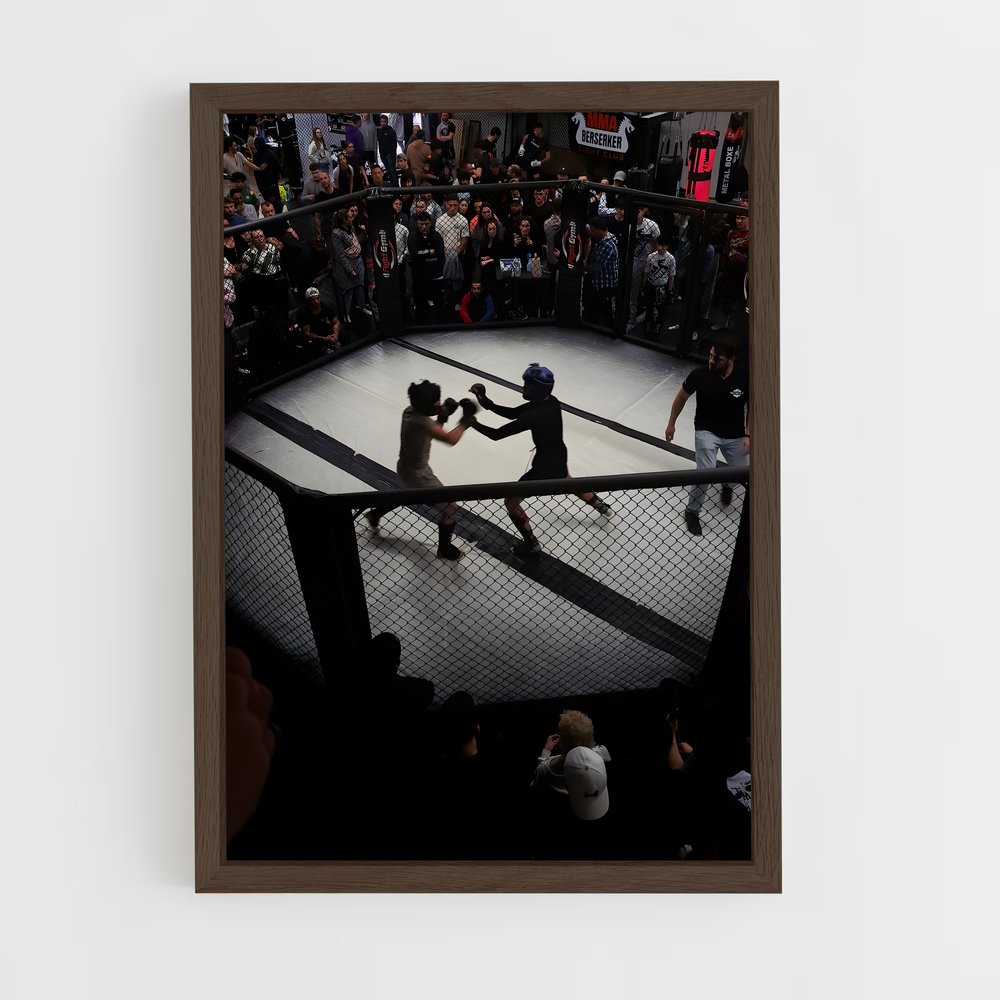 Poster Combat en Direct – affiche MMA (vue 5)