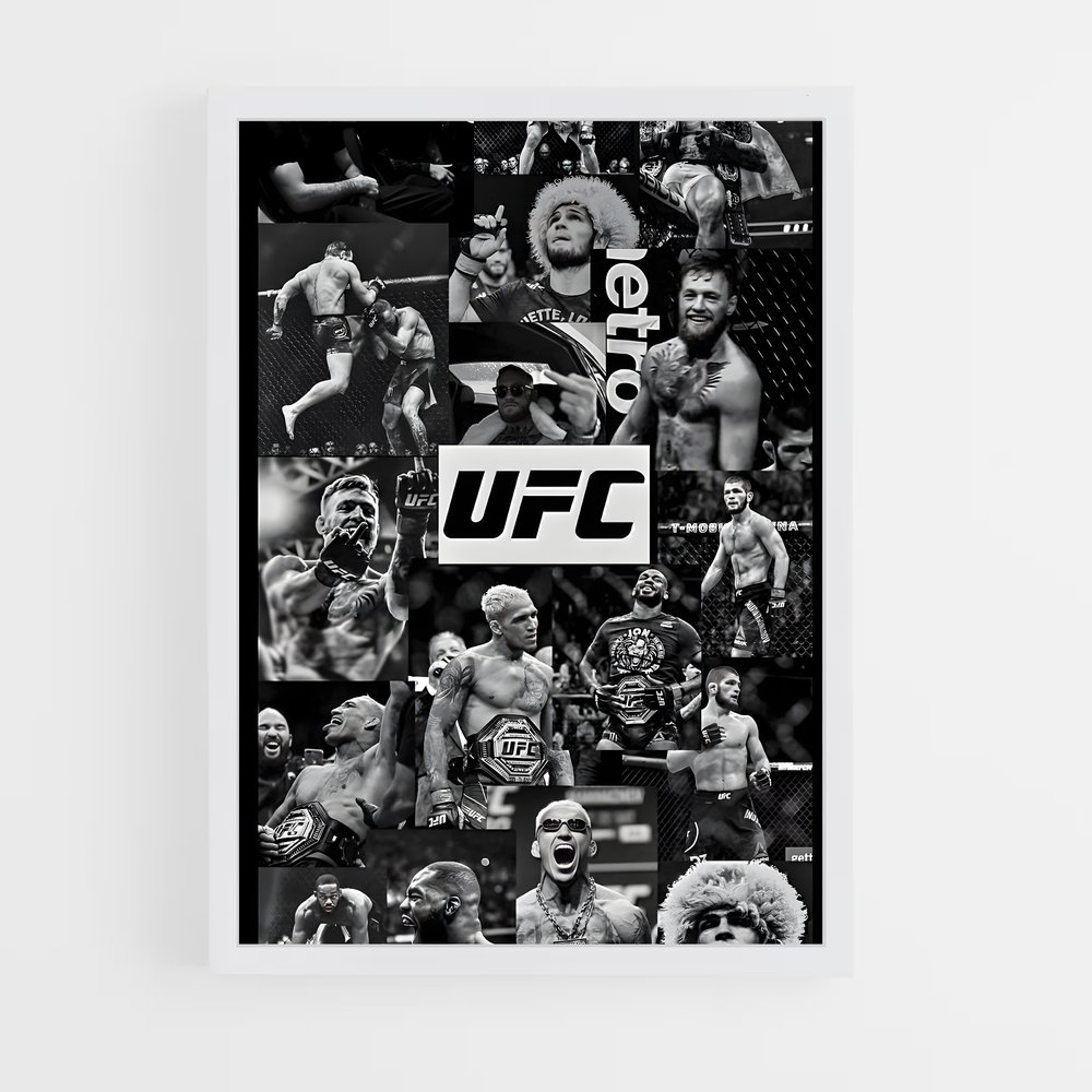 Poster UFC Fusion – affiche MMA (vue 3)