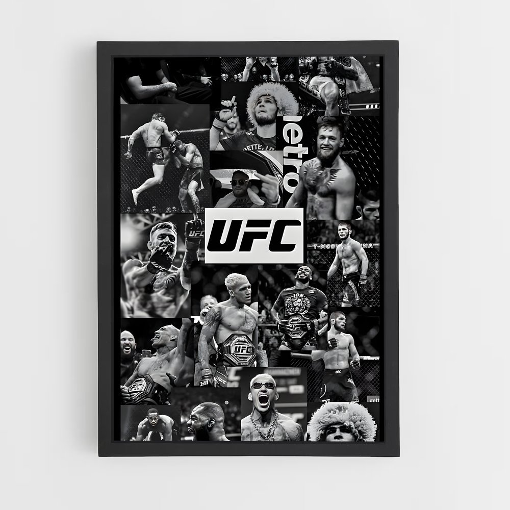 Poster UFC Fusion – affiche MMA (vue 2)