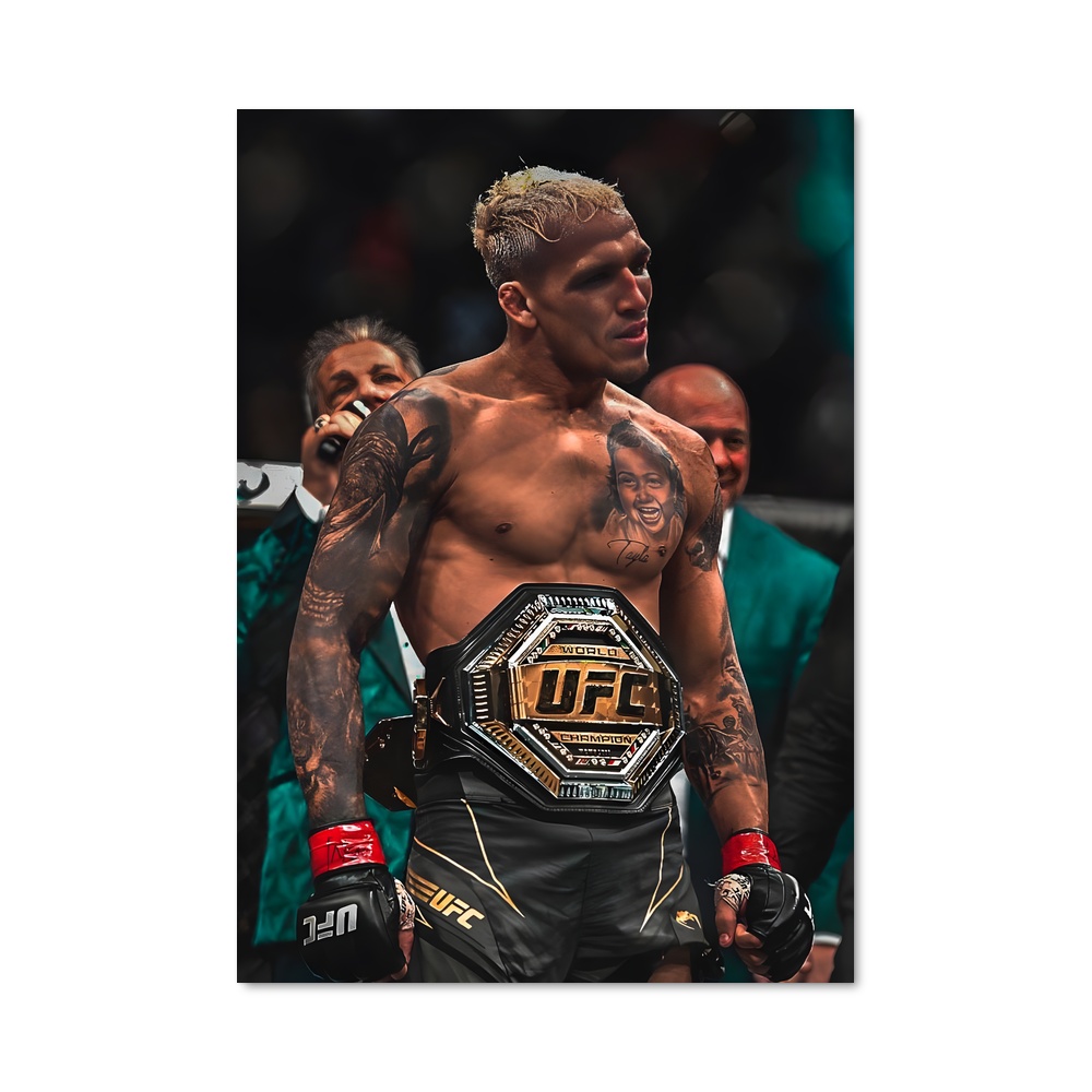 Poster Choc des Titans – affiche MMA