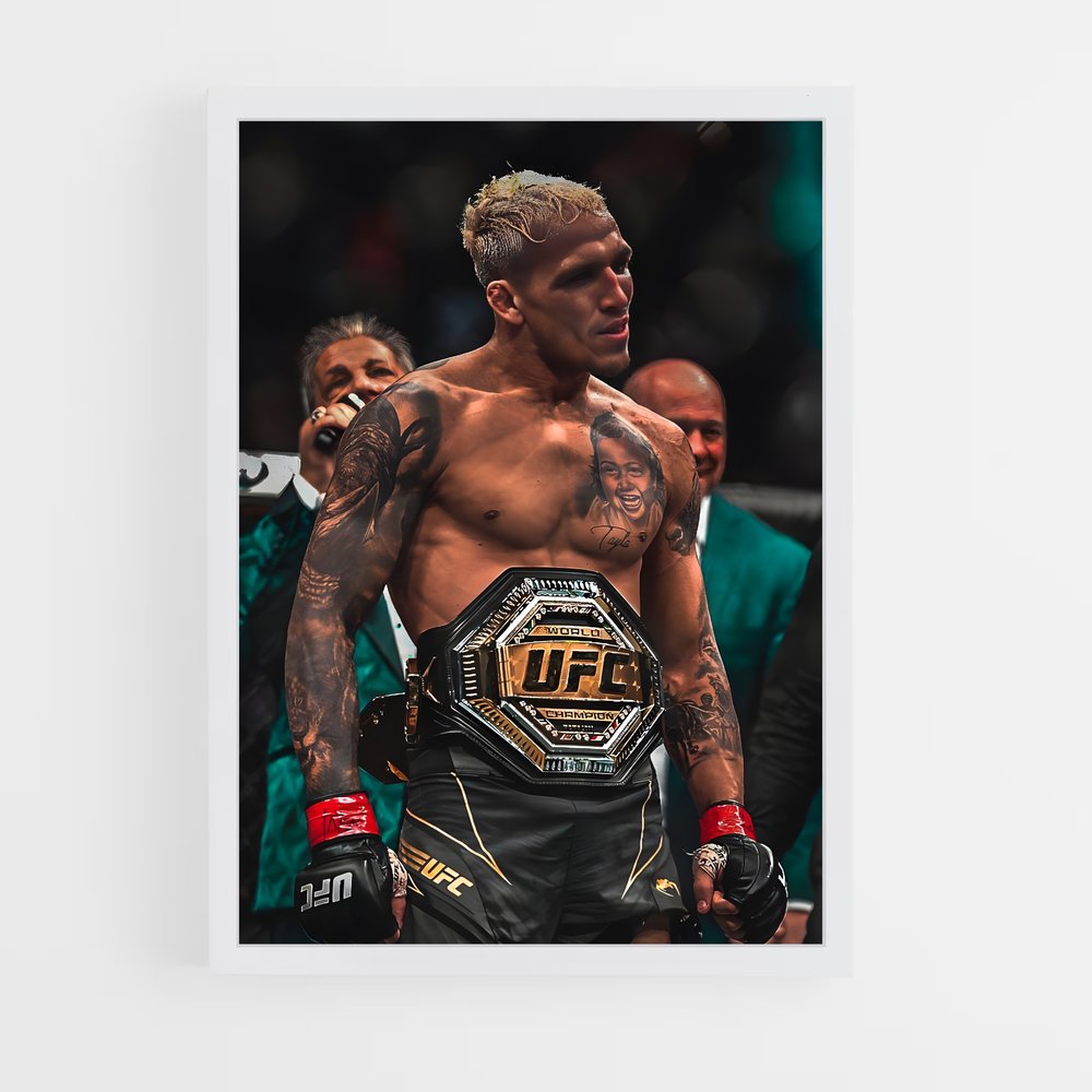 Poster Choc des Titans – affiche MMA (vue 3)