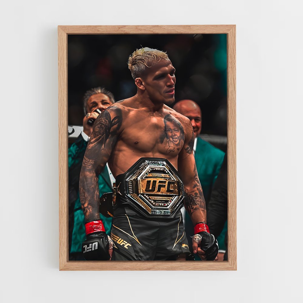 Poster Choc des Titans – affiche MMA (vue 4)