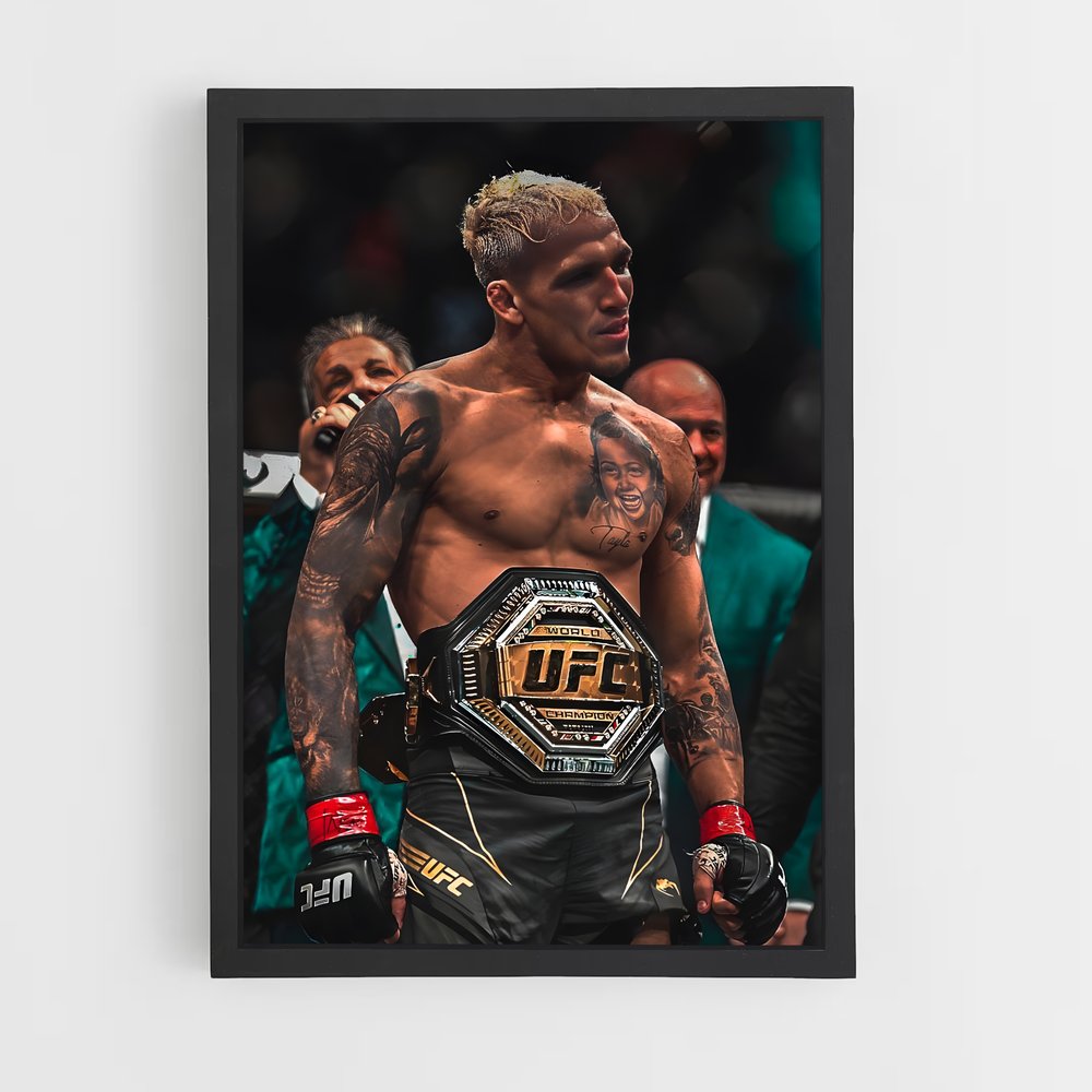 Poster Choc des Titans – affiche MMA (vue 2)