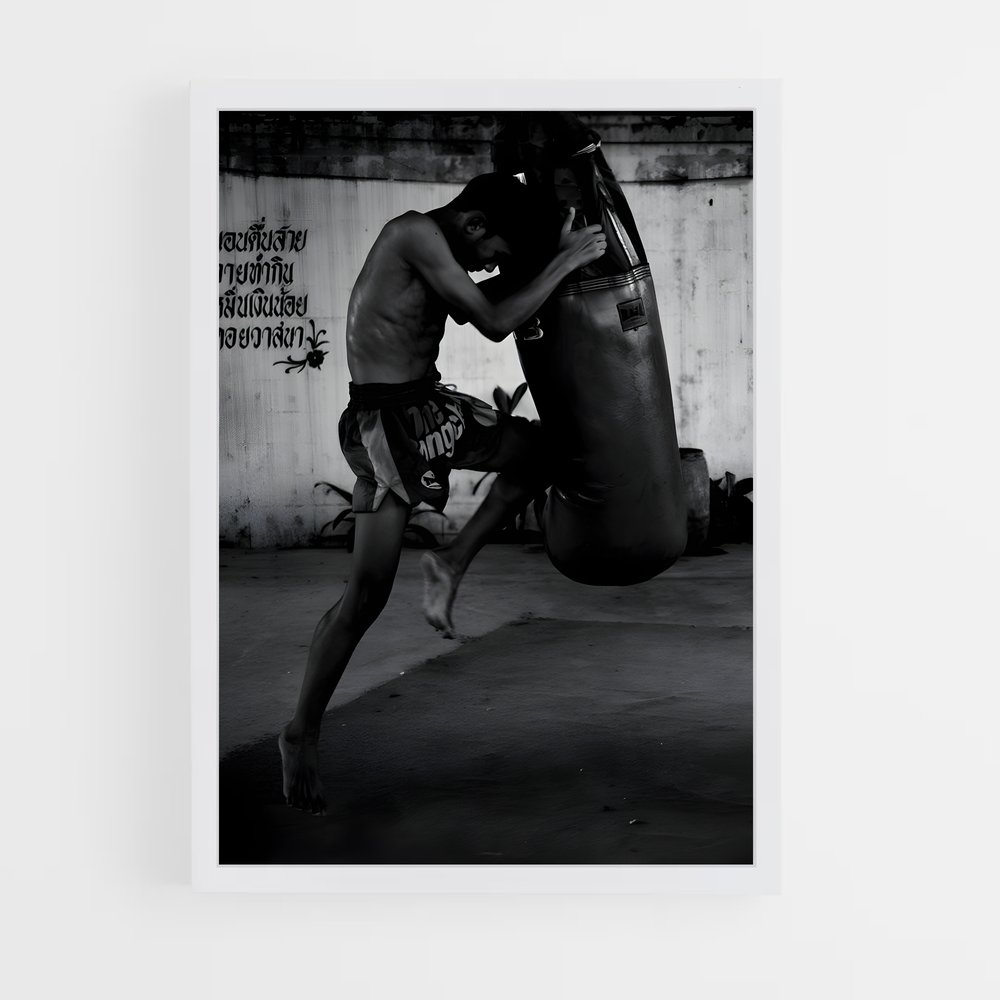 Poster Kick It Like a Pro – affiche MMA (vue 3)
