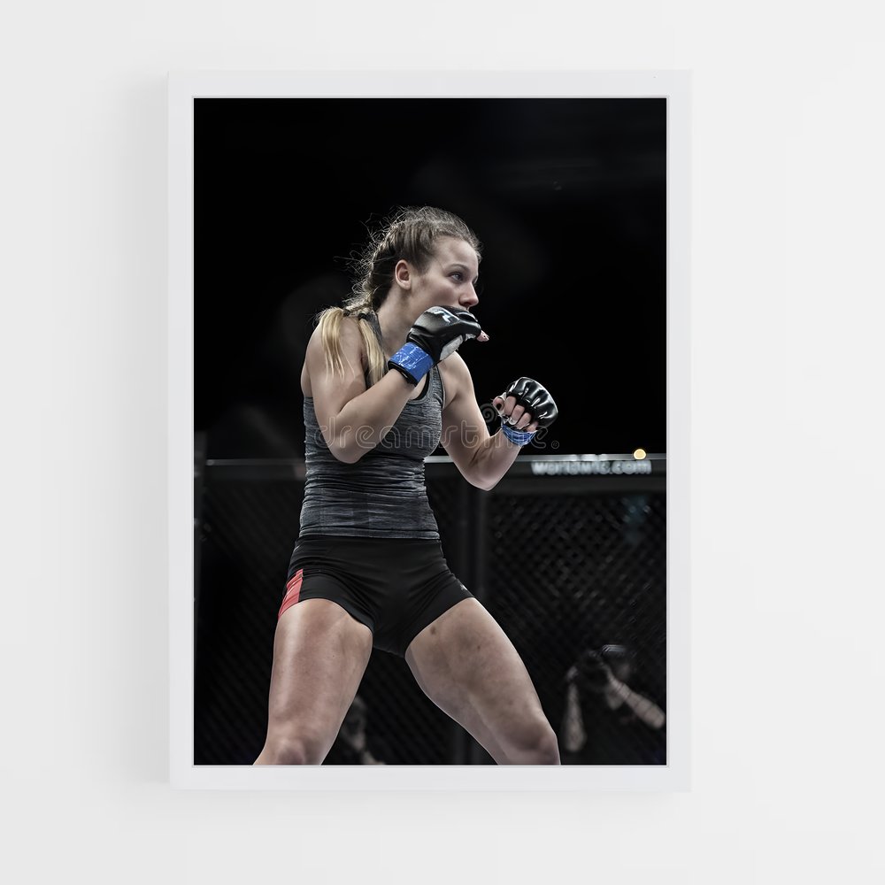 Poster Femme Combattante – affiche MMA (vue 3)