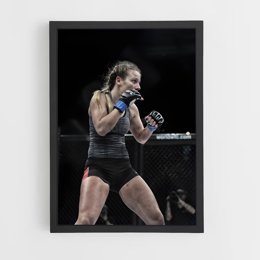 Poster Femme Combattante – affiche MMA (vue 2)