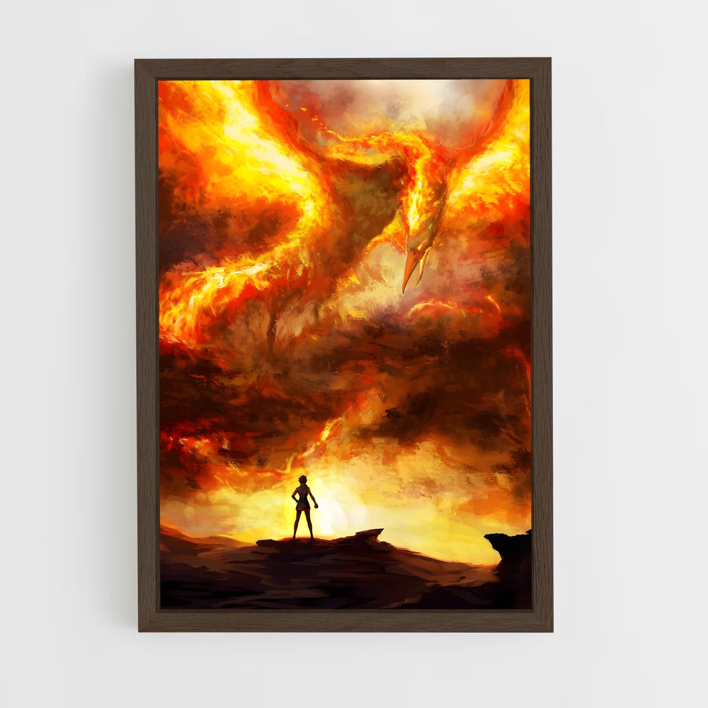 Poster L'Envol de Moltres – affiche Pokemon (vue 5)
