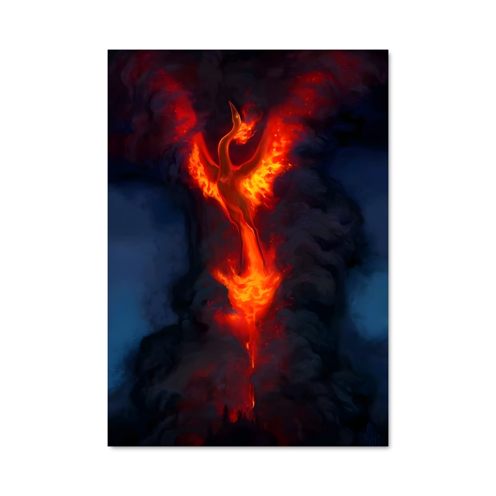 Poster Moltres mur – affiche Pokemon